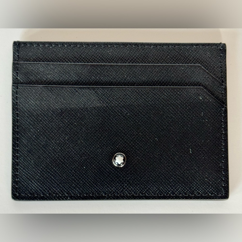 Montblanc Sartorial Pocket 5cc Black Wallet Brand New